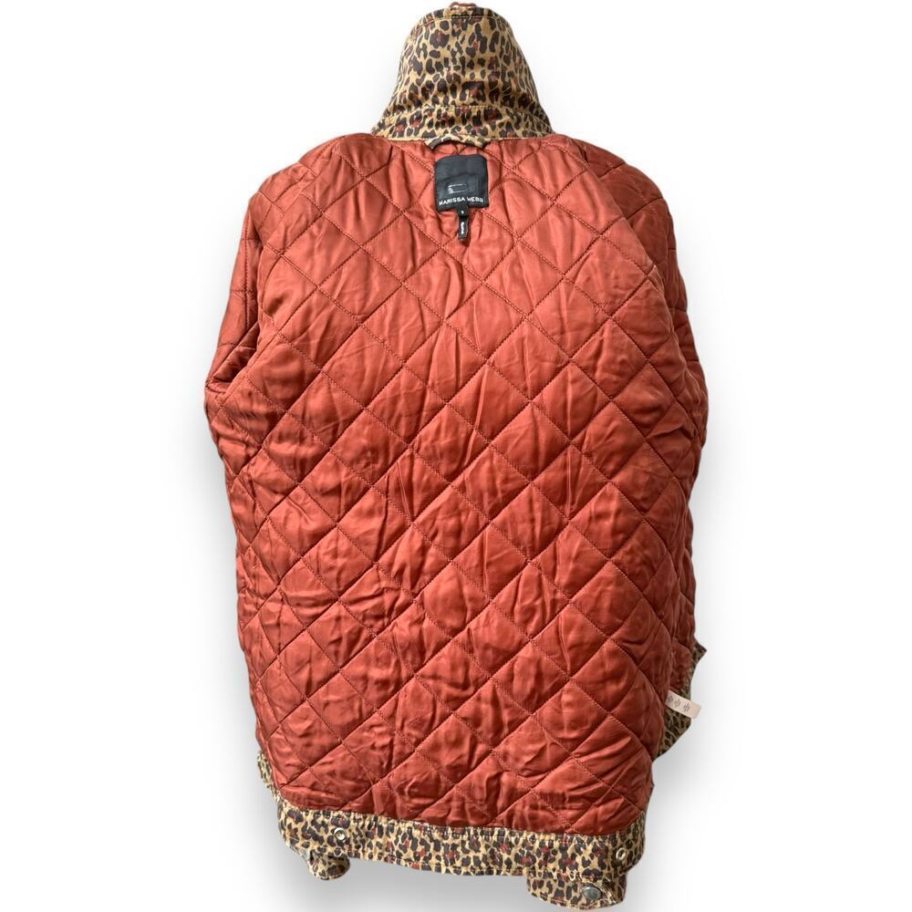 Marissa Webb Ellery Anorak Utility Jacket Khaki Leopard Women’s Small No Belt - Picture 9 of 14